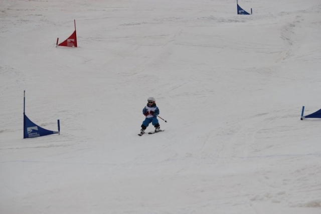 bajada en la pista